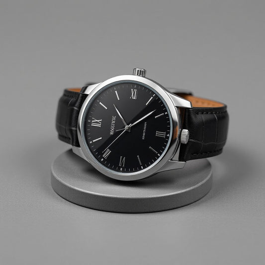 MENS WATCH - LEATHER STRAP