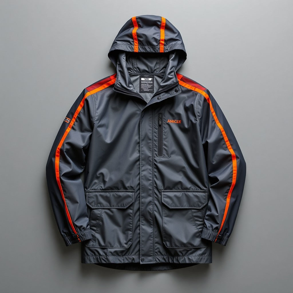 GORE-TEX TEK JACKET - GREY/ORANGE